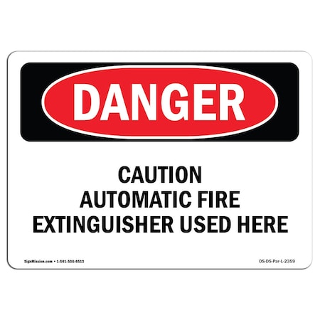 OSHA Danger, 10 Height, Aluminum